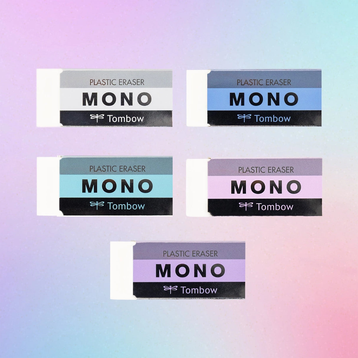 The MONO Graph Mechanical Pencil features Tombow’s shake mechanism for quick lead advancement and a shake lock to prevent accidental extension. The MONO Eraser delivers clean, precise erasing, while 0.5mm HB lead refills keep writing smooth and consistent. The set is completed with MONO Correction Tape, offering clean full coverage with a 5mm width for accurate corrections.&nbsp;
