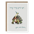 Tortoise Birthday Card

Inside verse: Hope your birthday is one for the ages!

• Size: A6, 4.6" x 6.4"
• Illustrated by Louise Mulgrew
• Paired with a Kraft envelope
• Printed in the USA on high-quality recycled post-consumer waste paper

About The Artist: Working with gouache and watercolor, Louise designs in her tiny studio in Brighton, England, inspired by her love of all animals, and passion for the natural world. Louise was named 2023 Artist of the Year by the USA Greeting Card Association.