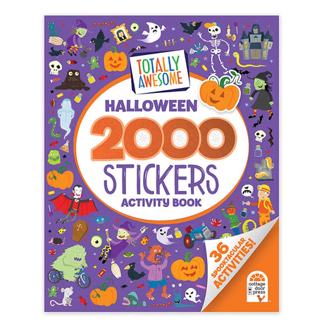 Meet the spookiest bunch of ghosts, goblins, and ghouls in this lighthearted super scary activity book featuring 2000 stickers! Get busy squiggling, puzzling, sticking, and sketching in a haunted world filled with mummies, vampires, ghosts, and zombies. Fun, festive scenes and 36 spooktacular activities including puzzles, mazes, drawing &amp; doodling, search &amp; find, and more will keep little ones entertained for hours. The perfect gift for Halloween!
