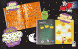 Meet the spookiest bunch of ghosts, goblins, and ghouls in this lighthearted super scary activity book featuring 2000 stickers! Get busy squiggling, puzzling, sticking, and sketching in a haunted world filled with mummies, vampires, ghosts, and zombies. Fun, festive scenes and 36 spooktacular activities including puzzles, mazes, drawing &amp; doodling, search &amp; find, and more will keep little ones entertained for hours. The perfect gift for Halloween!