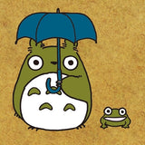 Totoro & Umbrella Rubber Stamp