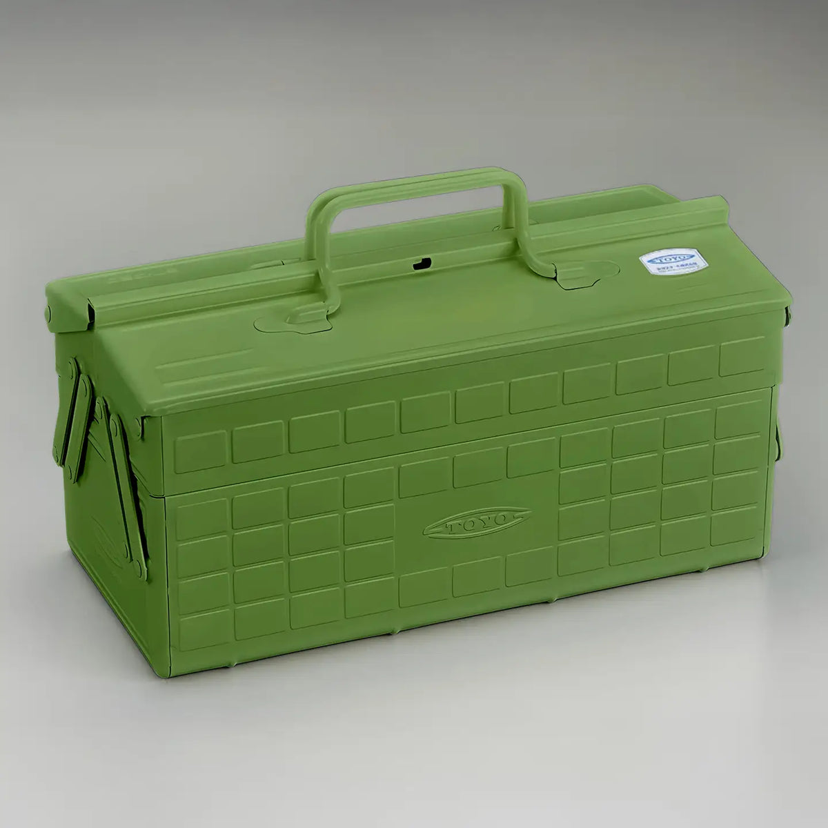 Toyo Steel Cantilever Toolbox ST-350 Japanese Tea Green – Little Toyo Steel Cantilever Toolbox ST-350 Japanese Tea Green – Little