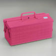 Toyo Steel Cantilever Toolbox ST-350 Shocking Pink