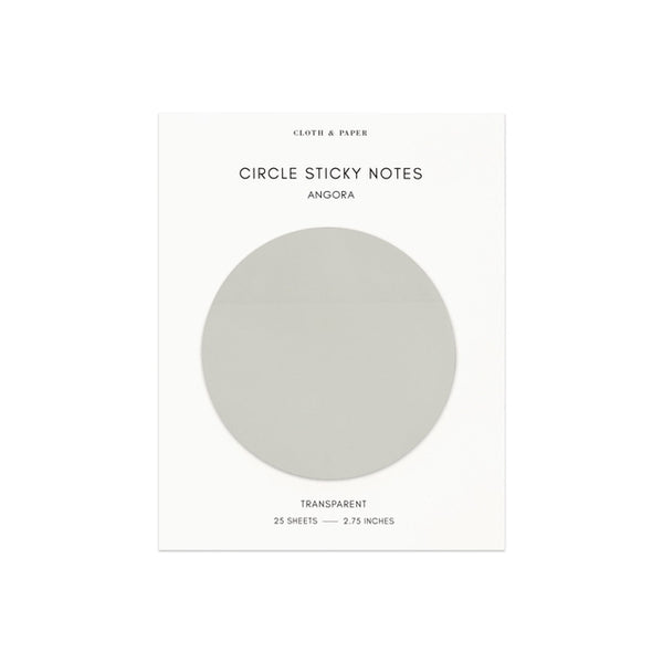 Transparent Circle Sticky Notes | Angora