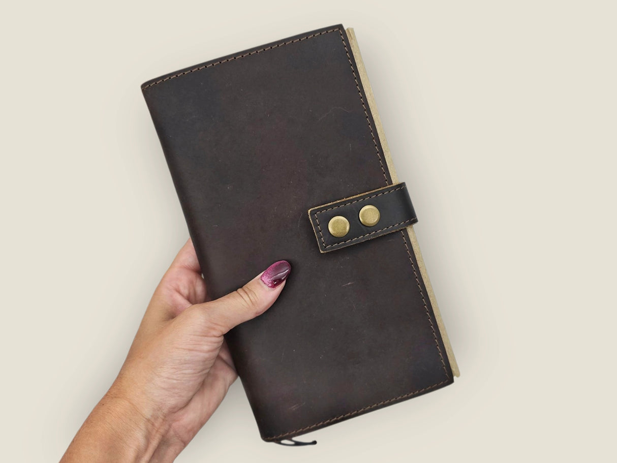 CoraCreaCrafts Traveler Leather Journal