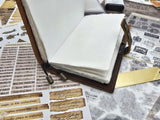 CoraCreaCrafts Traveler Leather Journal