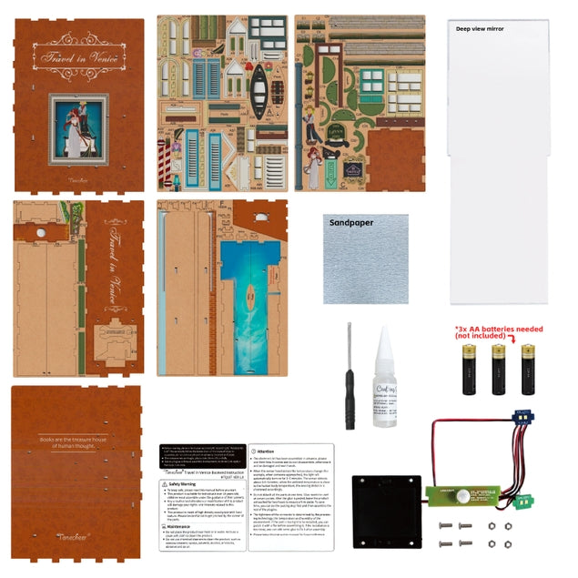 Travel in Venice Book Nook Kit