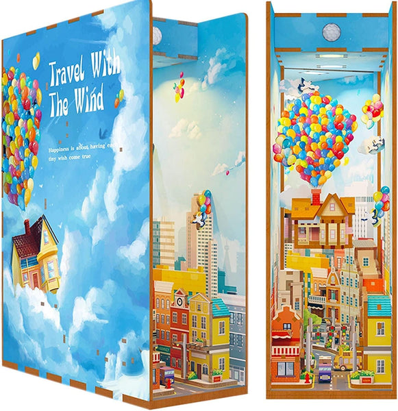 Up Travel with the Wind Book Nook Kit