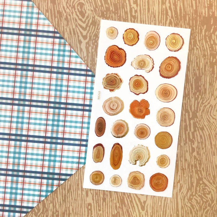 Tree Rings Sticker Sheet – Little Craft Place