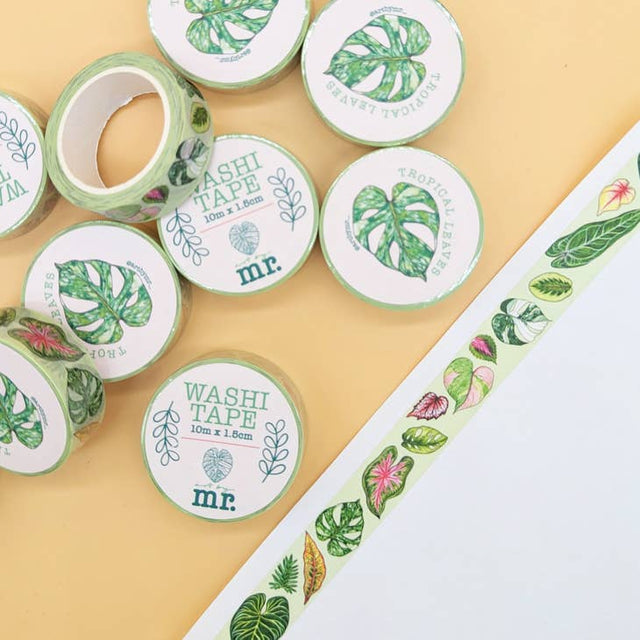 Tropical Leaves Washi Tape