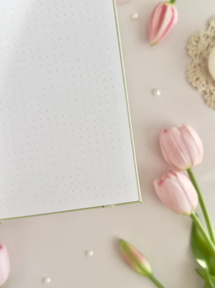 leelajournals Tulip Spell Book A5 Notebook - Rapunzel (Dotted, Lined)