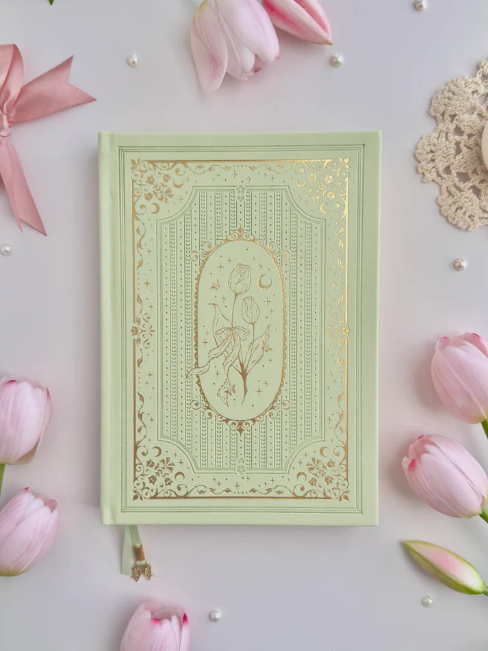 leelajournals Tulip Spell Book A5 Notebook - Tiana (Dotted, Lined)