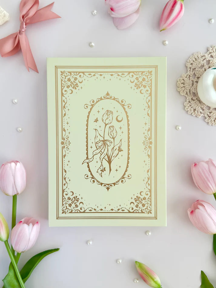 leelajournals Tulip Spell Book A5 Notebook - Tiana (Dotted, Lined)