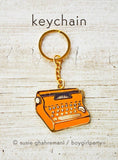 Typewriter Keychain