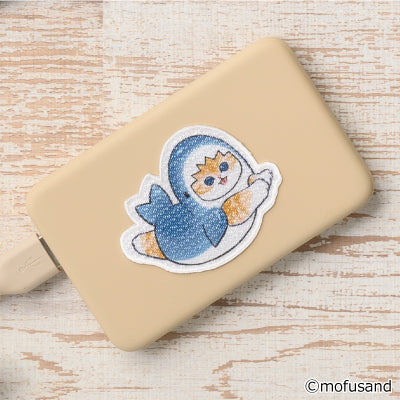 Mofusand Shark Embroidery Iron-on Patch