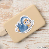 Mofusand Shark Embroidery Iron-on Patch