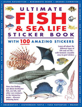 Ultimate Fish & Sea Life Sticker Book with 100 Amazing Stickers By Armadillo Press