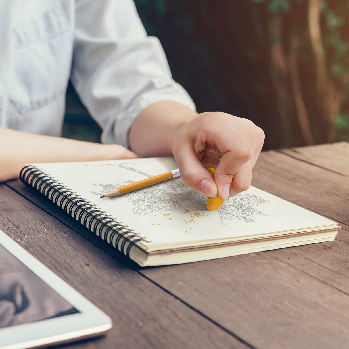 Uncanny - Mandarin Orange Erasers - Set of 6
