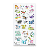 🌈🦄 Unicorns come in all shapes, sizes, colors, and weirdness - they’re just like us! @teabag.cartoon’s uni-cool set of mythical hybrids shows off the bingo card worthy type of unicorns you might just spot. From the winged pink fairy-corn to the sushi-corn, there is definitely a spirit unicorn for everyone!