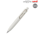 Uni-ball One P Gel Pen 0.5mm Dot White Tea