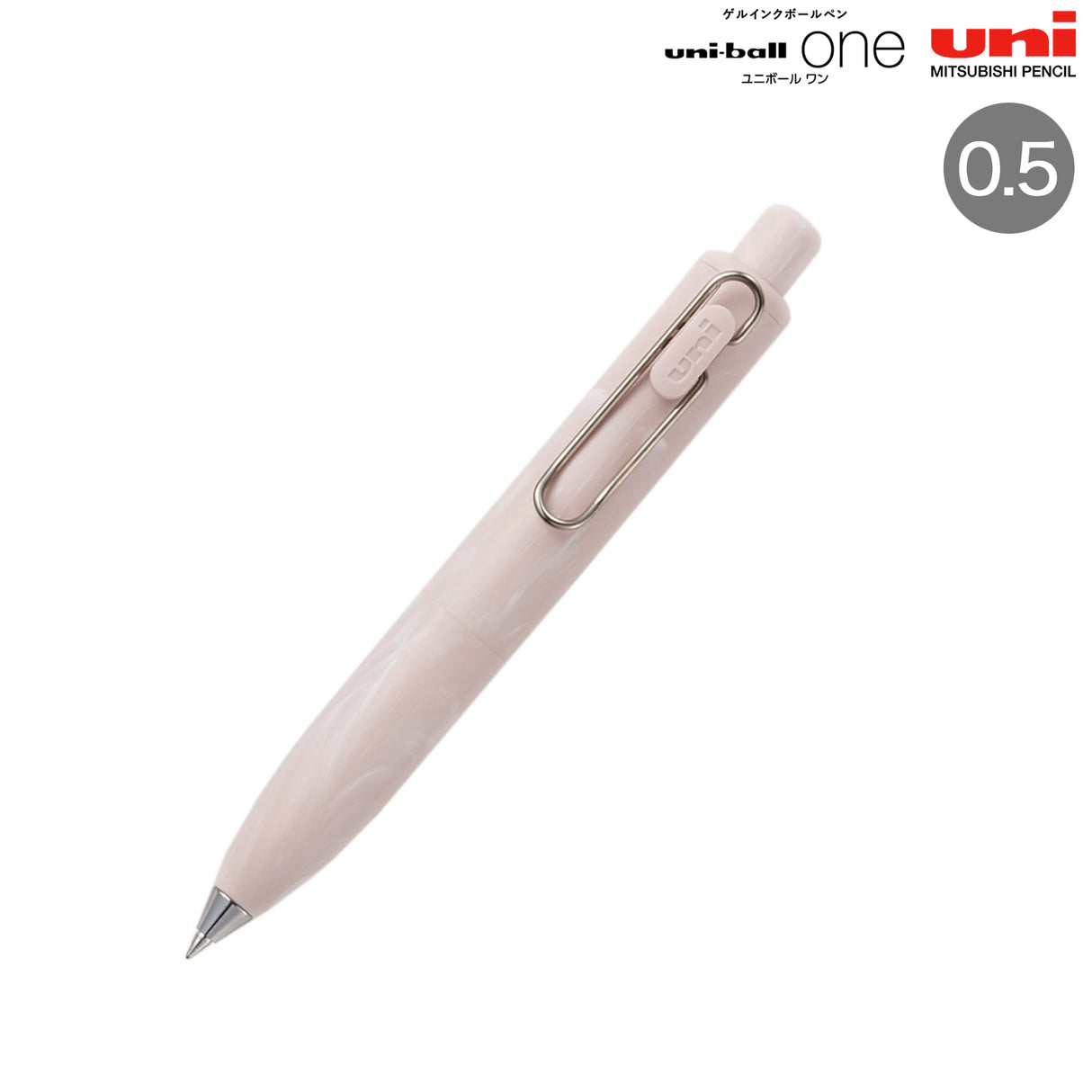 Uni-ball One P Gel Pen 0.5mm Marble Peony