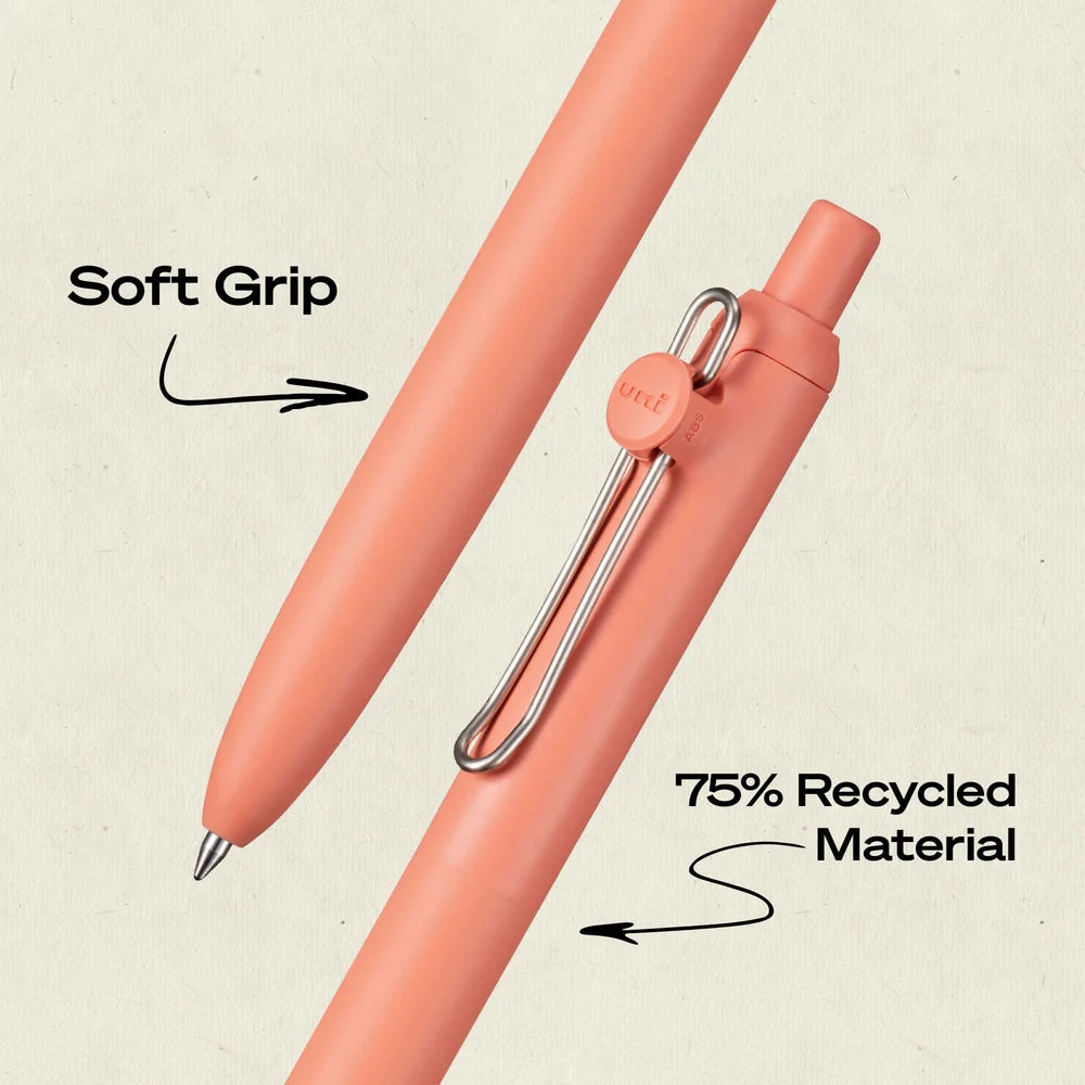 Uniball Zento Gel Pen 4 Pack - Boho Collection

Experience ultra smooth, effortless writing with uniball™ Zento retractable gel pens. The quick-drying liquid gel ink minimizes smudging and ensures no bleed-through to keep pages clean. With a precise 0.7mm point, uniball™ Zento offers a vivid, dark ink crisp, bold lines with every stroke.


Packaged in a convenient 4-count set, Zento pens are ideal for everyday writing, journaling, work, and school. This set includes pen bodies in the colors Mist, Adobe, Lin