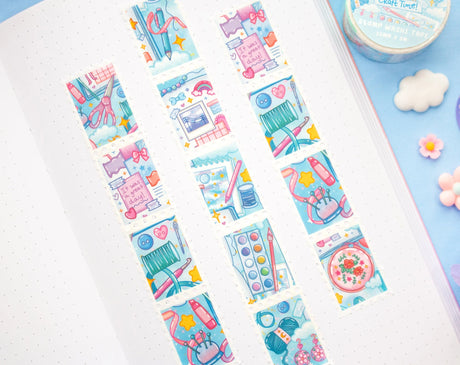 Unicorn Eclipse - Craft Time Stamp Washi Tape