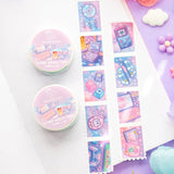 Unicorn Eclipse - Game Time Stamp Washi Tape

1 roll: 25mm x 5m
Made of eco-friendly adhesive paper materials
Easily removable with no residue

✧Notes✧ Please note that color on images may vary from monitor to monitor due to photographing, lighting and screen settings. Minor errors may be possible as these stickers are handmade.