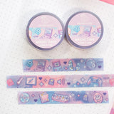 Unicorn Eclipse - Game Time Washi Tape

1 roll: 15mm x 10m
Made of eco-friendly adhesive paper materials
Easily removable with no residue

✧Notes✧ Please note that color on images may vary from monitor to monitor due to photographing, lighting and screen settings. Minor errors may be possible as these stickers are handmade.