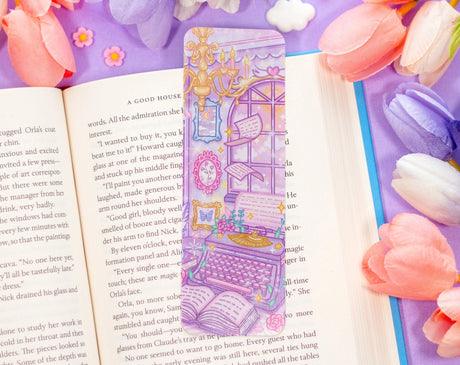 Unicorn Eclipse - Pastel Academia Bookmark