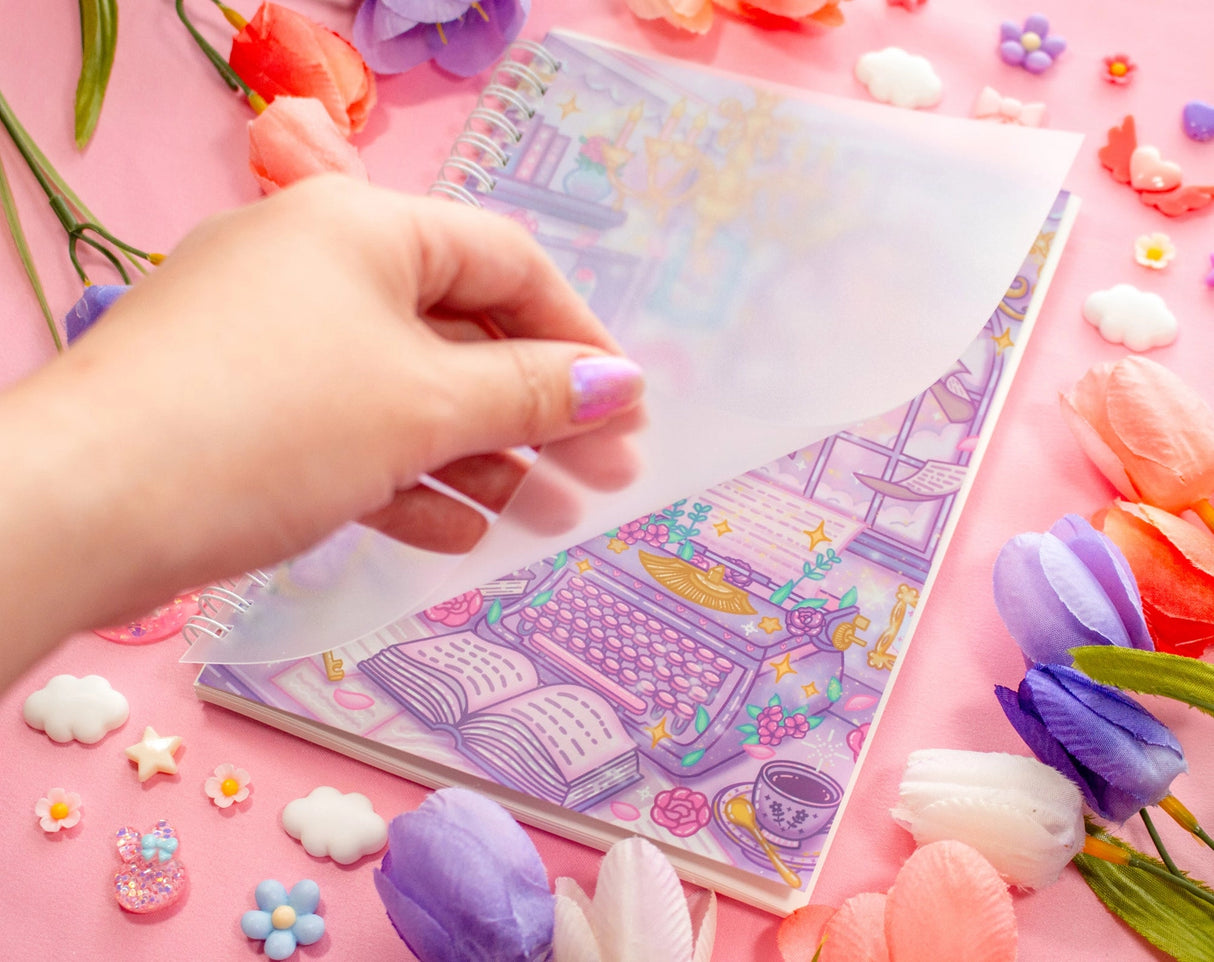 Unicorn Eclipse - Pastel Academia Sticker Book