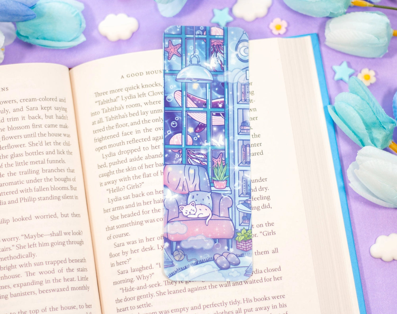 Unicorn Eclipse - Reading Room Bookmark