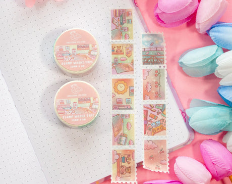 Unicorn Eclipse - Study Break Stamp Washi Tape

1 roll: 25mm x 5m
Made of eco-friendly adhesive paper materials
Easily removable with no residue

✧Notes✧ Please note that color on images may vary from monitor to monitor due to photographing, lighting and screen settings. Minor errors may be possible as these stickers are handmade.
