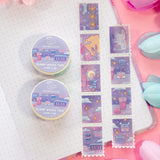 Unicorn Eclipse - Study Night Stamp Washi Tape

1 roll: 25mm x 5m
Made of eco-friendly adhesive paper materials
Easily removable with no residue

✧Notes✧ Please note that color on images may vary from monitor to monitor due to photographing, lighting and screen settings. Minor errors may be possible as these stickers are handmade.