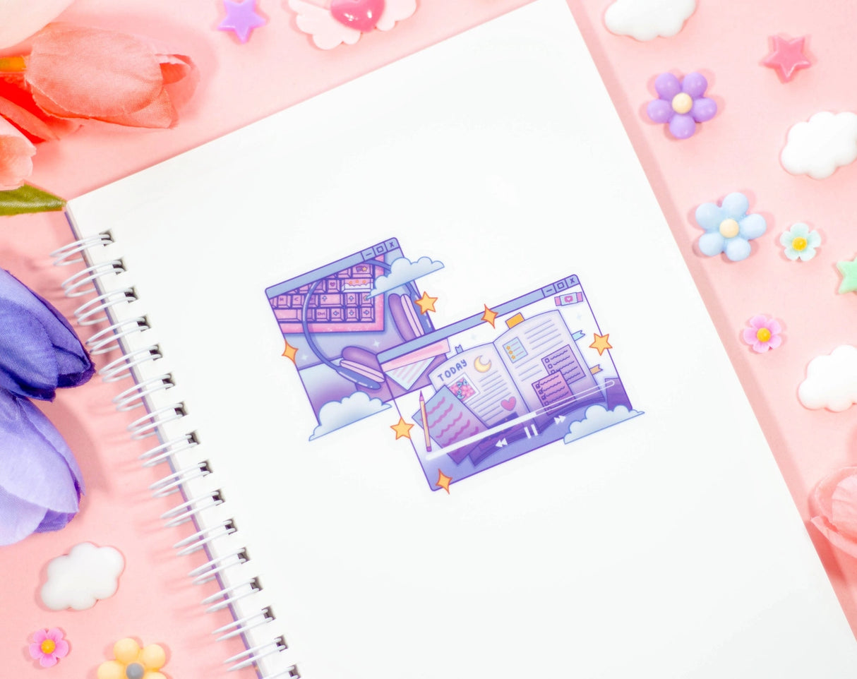 Unicorn Eclipse - Study Night Sticker Book