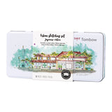 Bring your surroundings to life with the Tombow Urban Sketching Set, designed for artists who love capturing city views, small towns, and daily scenes.

Each set includes:

3 Dual Brush Pens
2 Kimonogatari Colored Pencils
Medium Water Brush
MONO Graph Mechanical Pencil in Mint Green
MONO Drawing Pen in 005
Step-by-step digital guide.&nbsp;