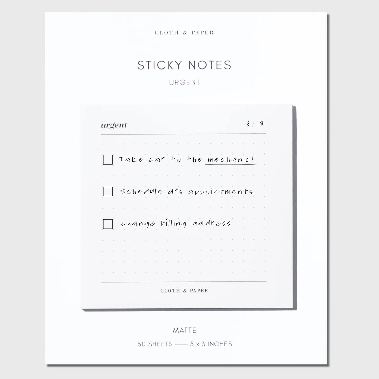 Urgent Sticky Notes | Refreshed Design