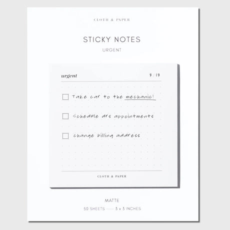 Urgent Sticky Notes | Refreshed Design