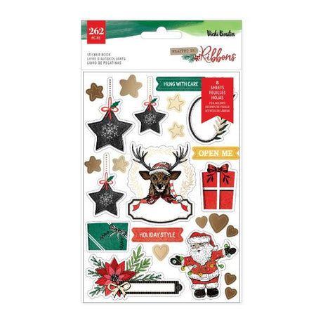 Unleash your holiday creativity with the Vicki Boutin Wrapped in Ribbons Collection! This versatile collection is designed to bring Christmas cheer to all your holiday crafts, whether you're creating home decor, personalized gifts, or festive cards. The collection includes a delightful assortment of products such as cardstock ephemera, washi stickers, stencils, and a variety of other embellishments, all in classic Christmas colors and festive designs. With high-quality materials and endless possibilities, y