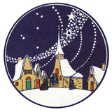 Vintage Christmas Holiday Sticker Box