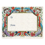 Vintage Christmas Holiday Sticker Box