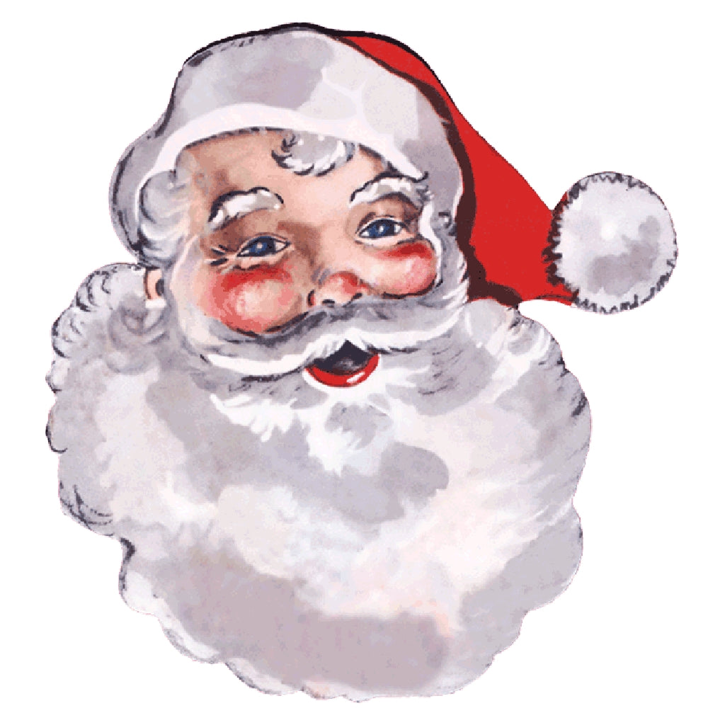 Vintage Christmas Holiday Sticker Box