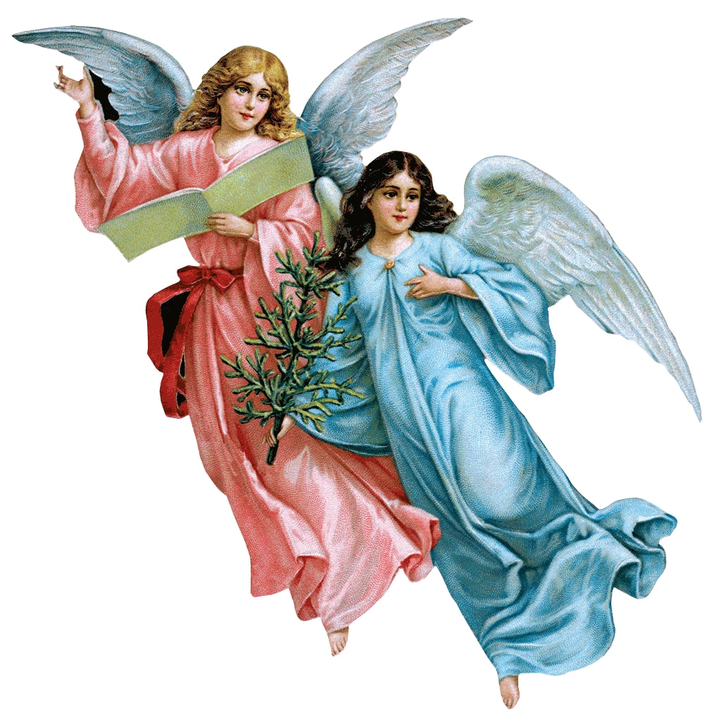 Vintage Christmas Holiday Sticker Box