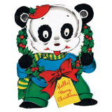 Vintage Christmas Holiday Sticker Box