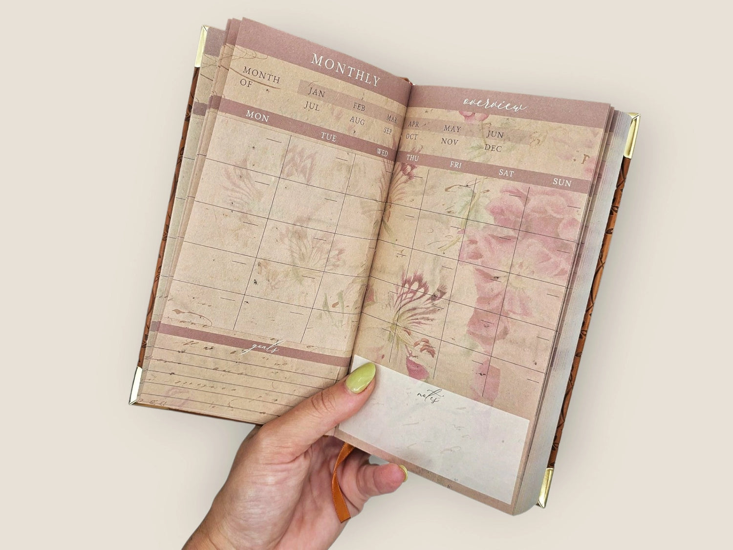 CoraCreaCrafts Vintage Planner (Undated)