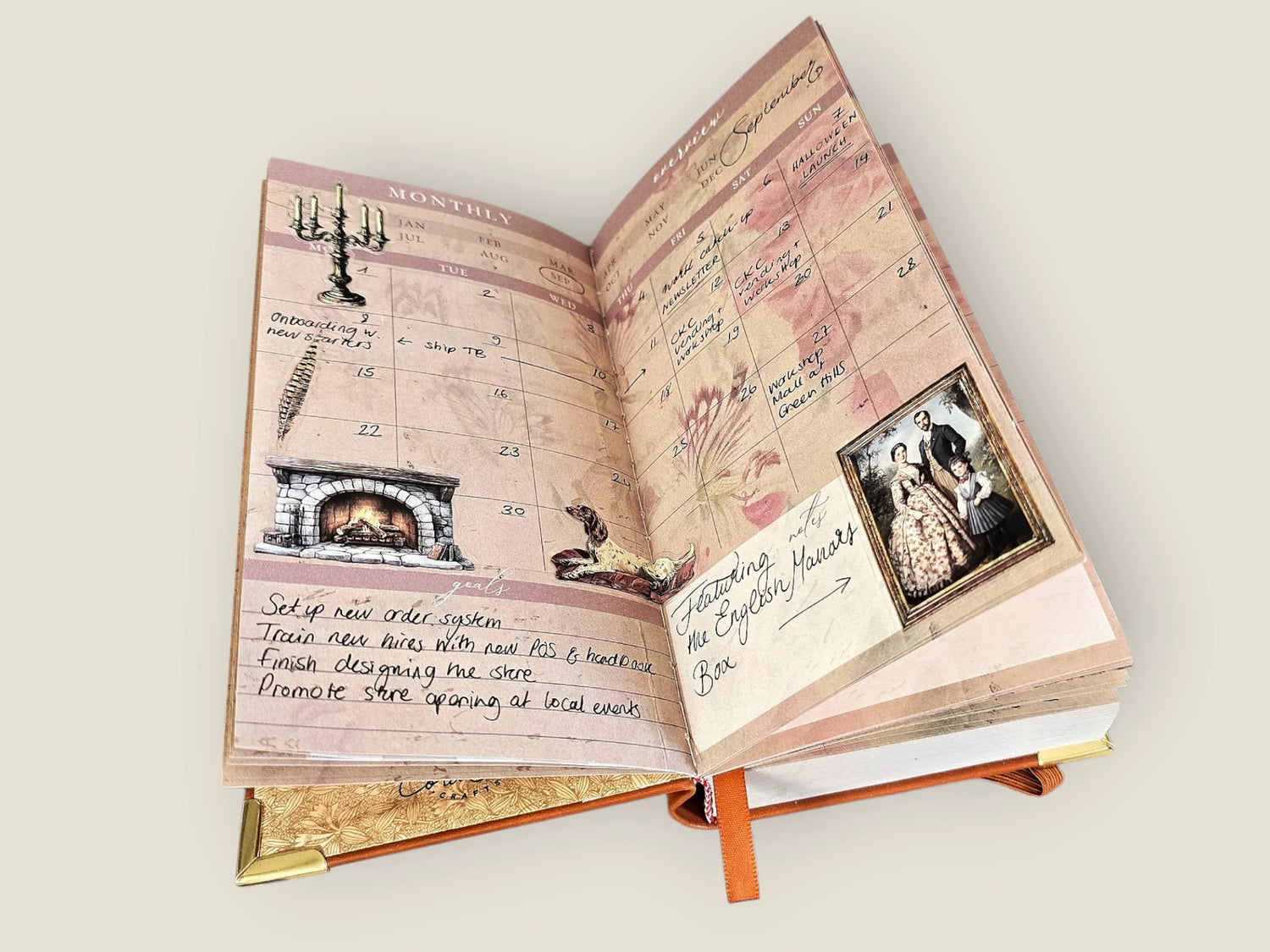 CoraCreaCrafts Vintage Planner (Undated)