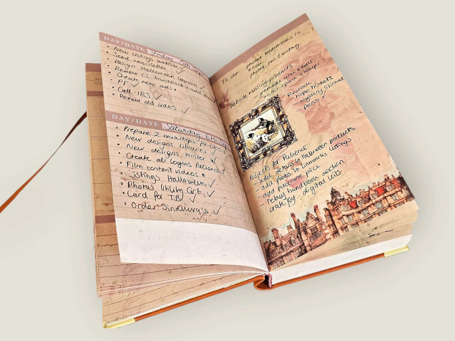 CoraCreaCrafts Vintage Planner (Undated)