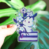 Thousand Skies Rabbit's Star Bouquet Vinyl Sticker (Transparent)