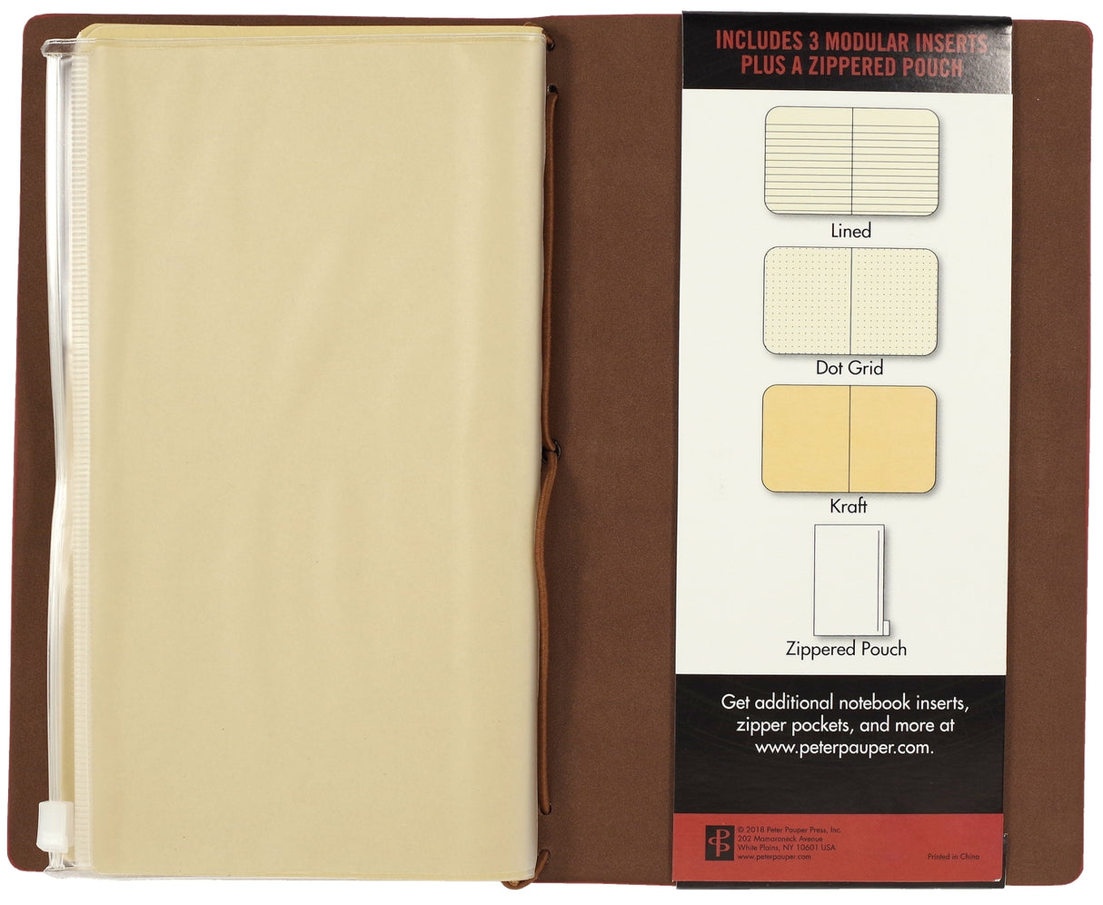 Diario Voyager Burgundy