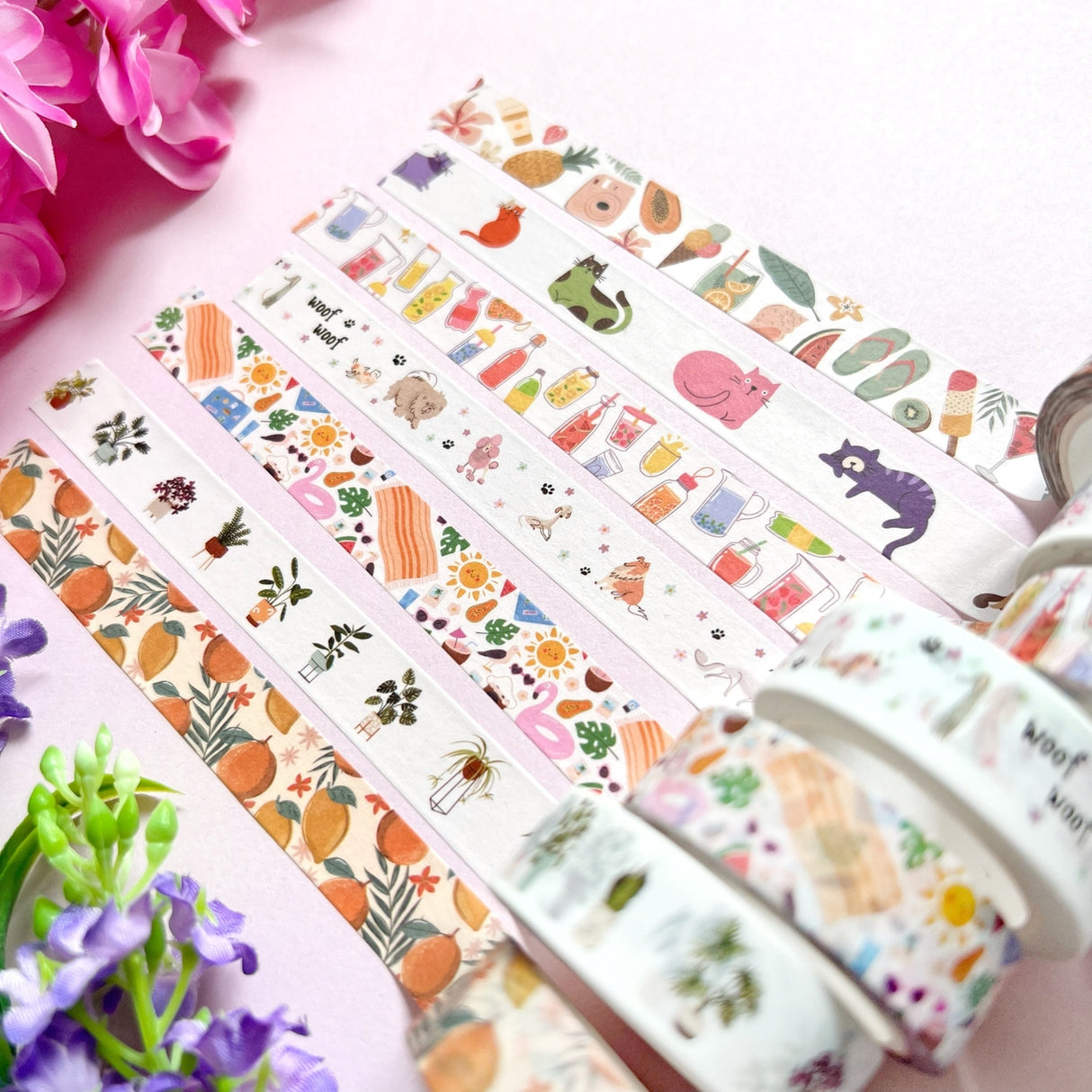 Colorful Cats Washi Tape